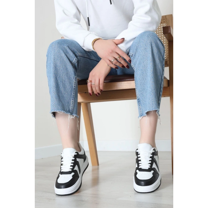 Spor Günlük Ayakkabı Siyahbeyaz - 31825.264.