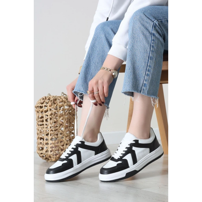 Spor Günlük Ayakkabı Siyahbeyaz - 31825.264.