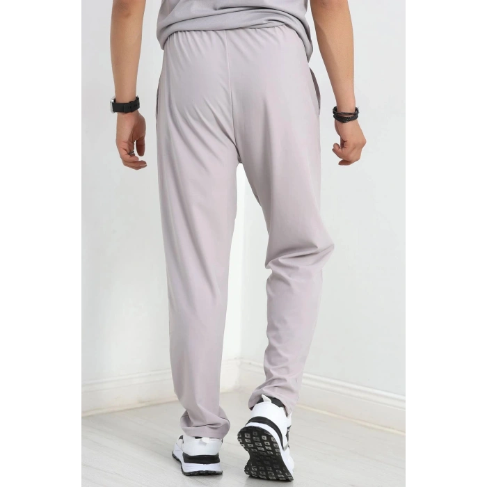 Spor Likra Paraşüt Erkek Alt Gri - 30239.1837.