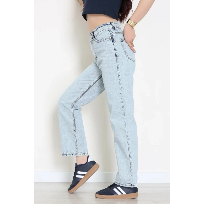 Straight Kot Pantolon Buzmavi - 31822.2059.