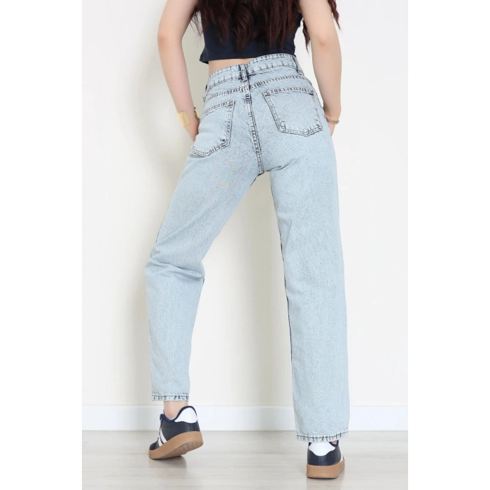 Straight Kot Pantolon Buzmavi - 31822.2059.