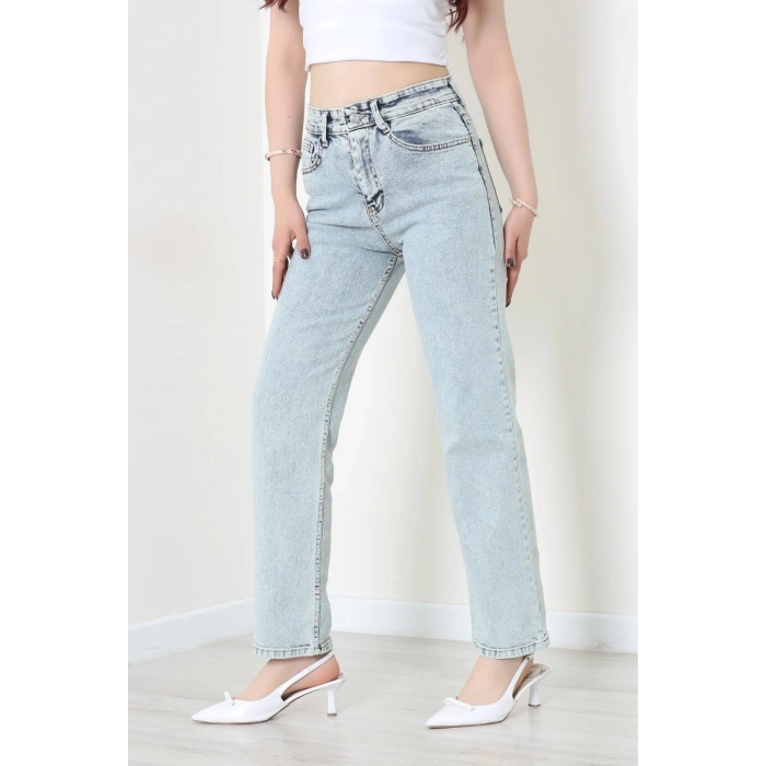 Straight Kot Pantolon Buzmavi - 32554.2059.