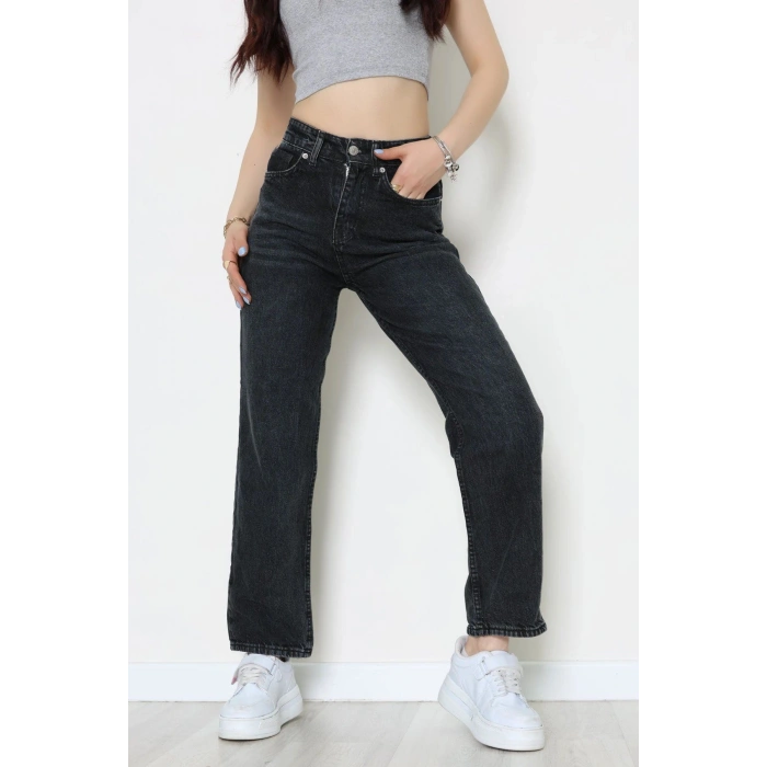 Straight Kot Pantolon Füme - 31822.2059.