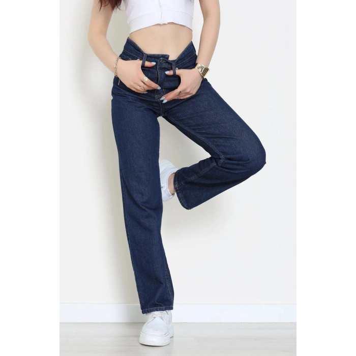 Straight Kot Pantolon Koyulaci - 31822.2059.