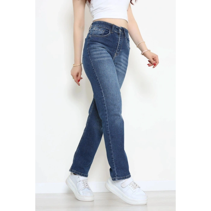 Straight Kot Pantolon Lacivert - 32554.2059.