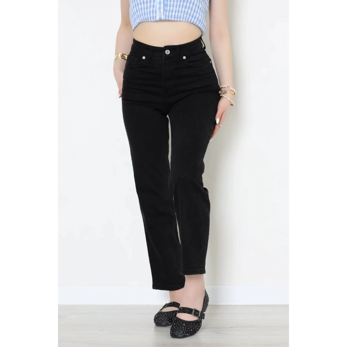 Straight Kot Pantolon Siyah - 31822.2059.