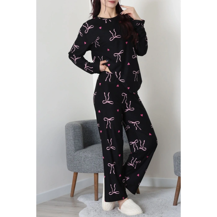 Süet Alt Üst Aynı Pijama Takımı Pembefiyonk - 118.1287.