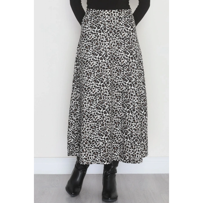 Süet Mevlana Etek Leopar - 51060.1355.