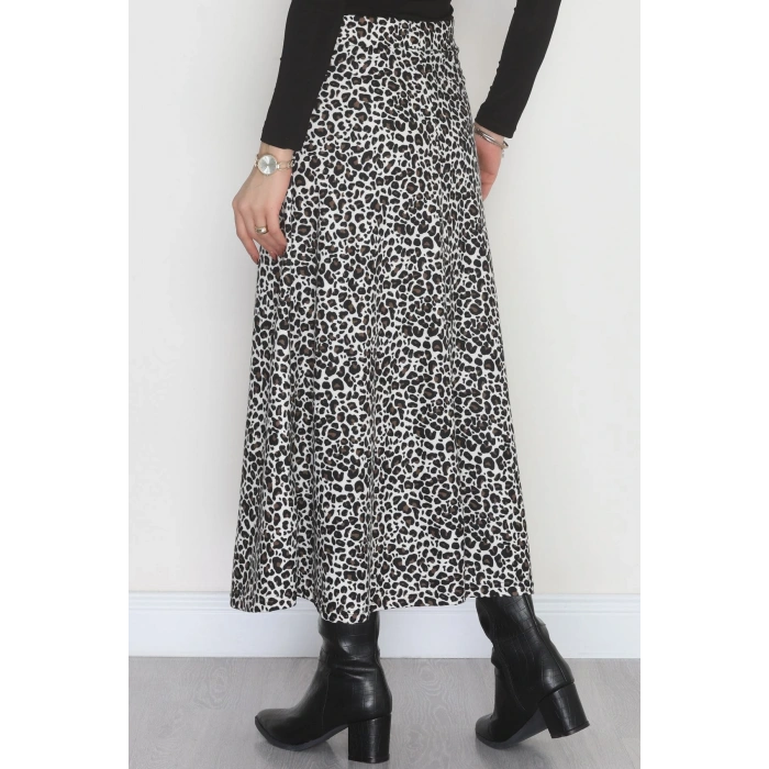 Süet Mevlana Etek Leopar - 51060.1355.