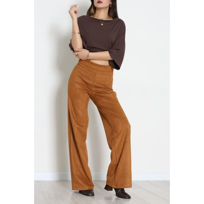 Süet Pantolon Taba - 1808.2126.
