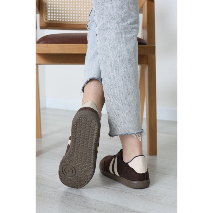 Süet Spor Ayakkabı Kahvekrem - 31839.264.