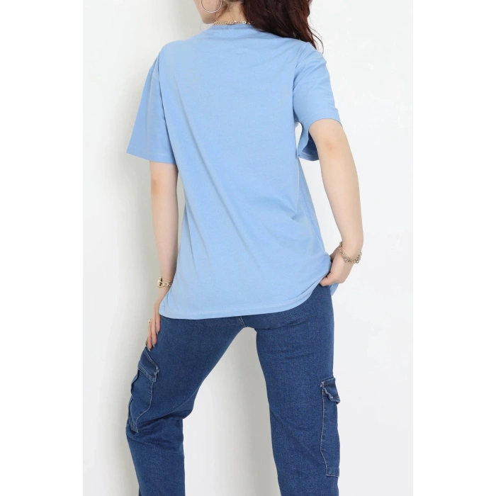 Suprem Baskılı Oversize Tişört Bebemavi - 31887.1878.