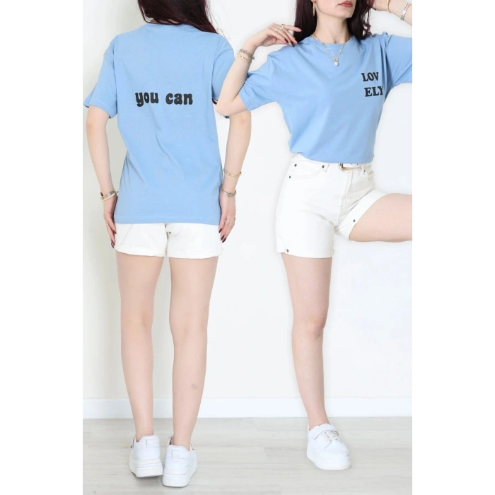 Suprem Baskılı Oversize Tişört Bebemavi - 31888.1878.