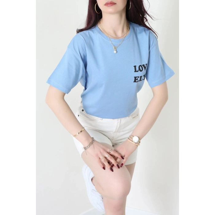 Suprem Baskılı Oversize Tişört Bebemavi - 31888.1878.