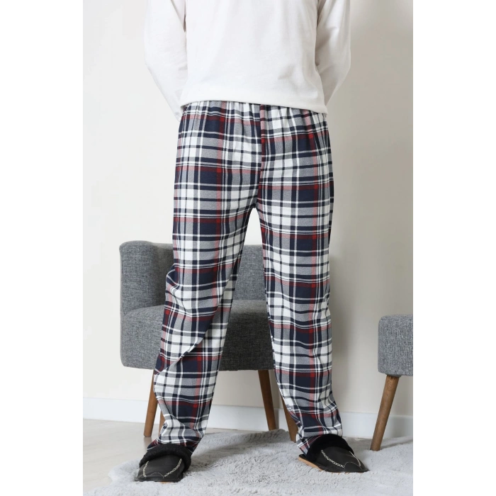 Süprem Ekoseli Erkek Pijama Altı Lacigri - 70889.1838.