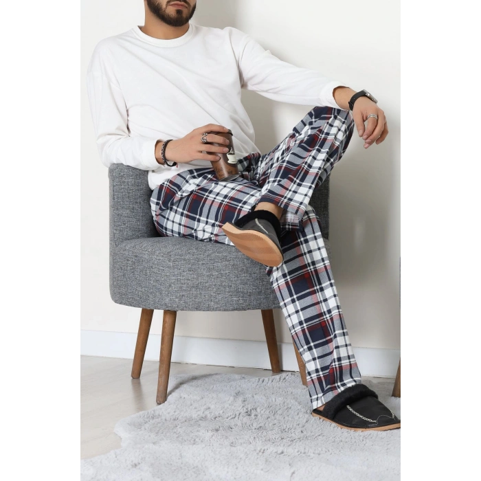 Süprem Ekoseli Erkek Pijama Altı Lacigri - 70889.1838.