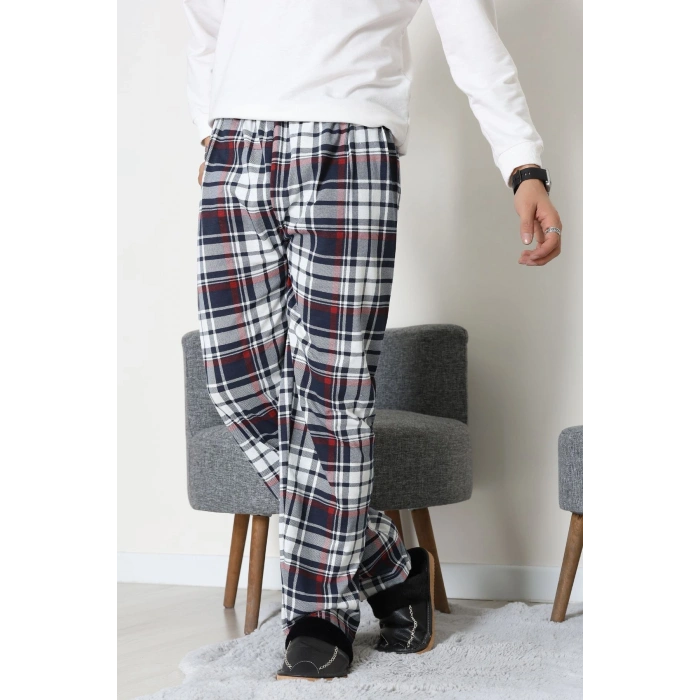 Süprem Ekoseli Erkek Pijama Altı Lacigri - 70889.1838.