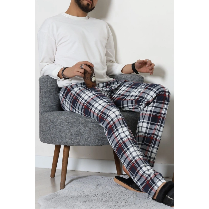 Süprem Ekoseli Erkek Pijama Altı Lacigri - 70889.1838.