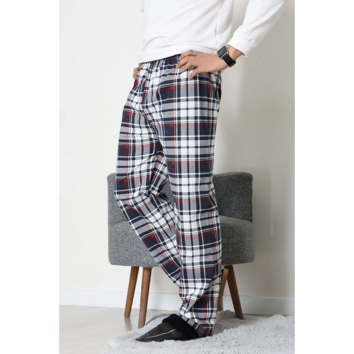 Süprem Ekoseli Erkek Pijama Altı Lacigri - 70889.1838.