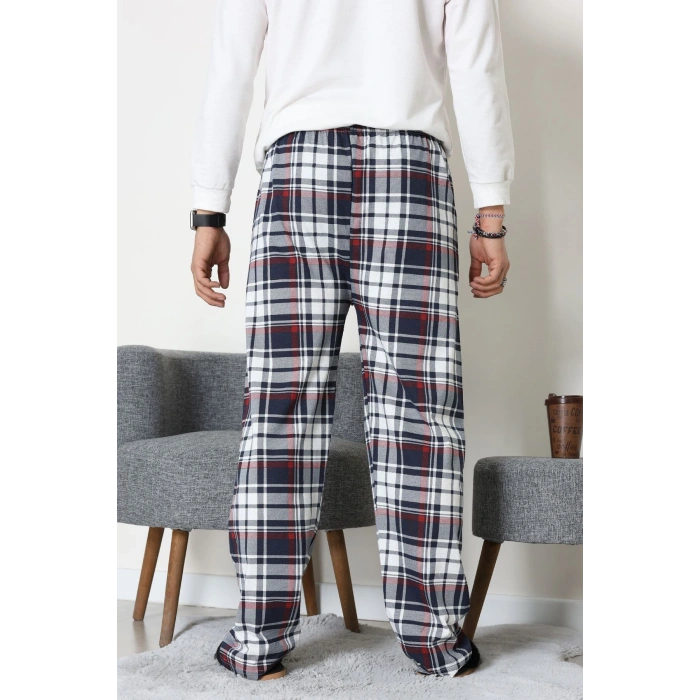 Süprem Ekoseli Erkek Pijama Altı Lacigri - 70889.1838.