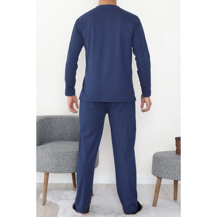Süprem Erkek Pijama Takımı İndigo - 20833.1838.