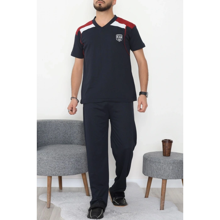 Süprem Erkek Pijama Takımı Lacikırmızı - 42791.1838.