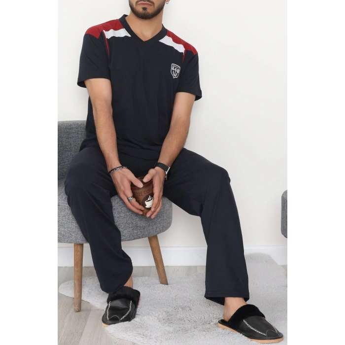 Süprem Erkek Pijama Takımı Lacikırmızı - 42791.1838.