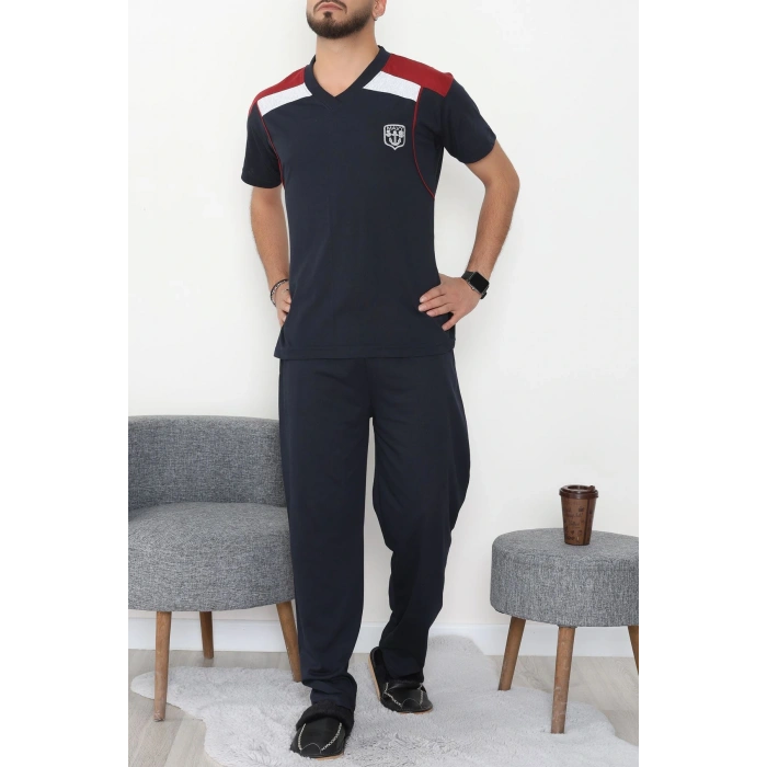 Süprem Erkek Pijama Takımı Lacikırmızı - 42791.1838.