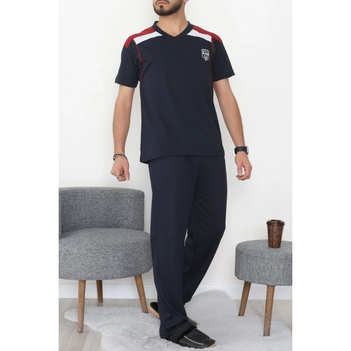 Süprem Erkek Pijama Takımı Lacikırmızı - 42791.1838.