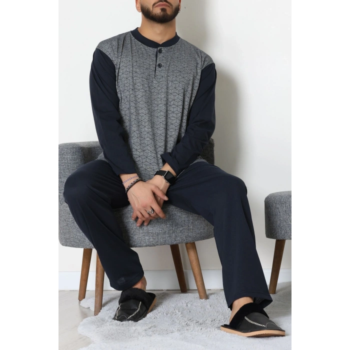 Süprem Jakarlı Erkek Pijama Takımı Lacifüme - 70888.1838.