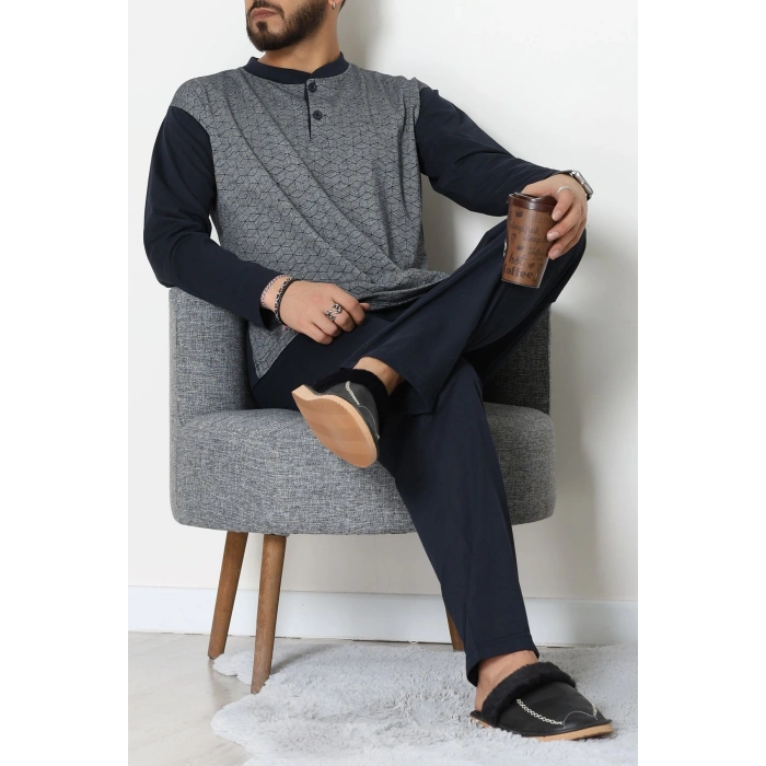 Süprem Jakarlı Erkek Pijama Takımı Lacifüme - 70888.1838.