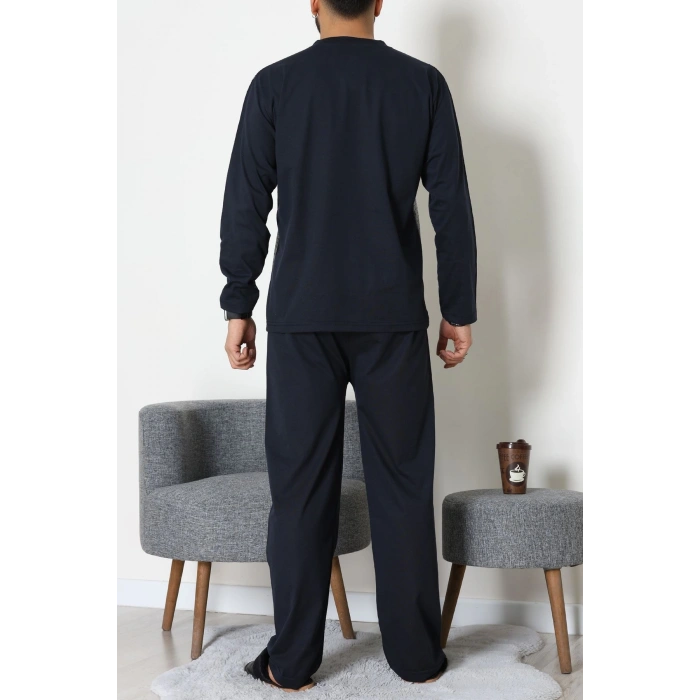 Süprem Jakarlı Erkek Pijama Takımı Lacigri - 70888.1838.