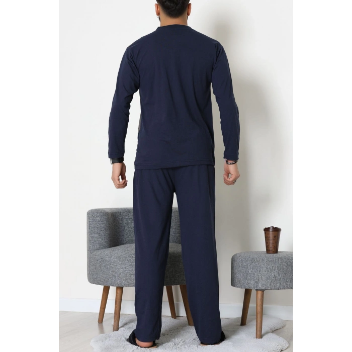 Süprem Jakarlı Erkek Pijama Takımı Vizon - 70888.1838.