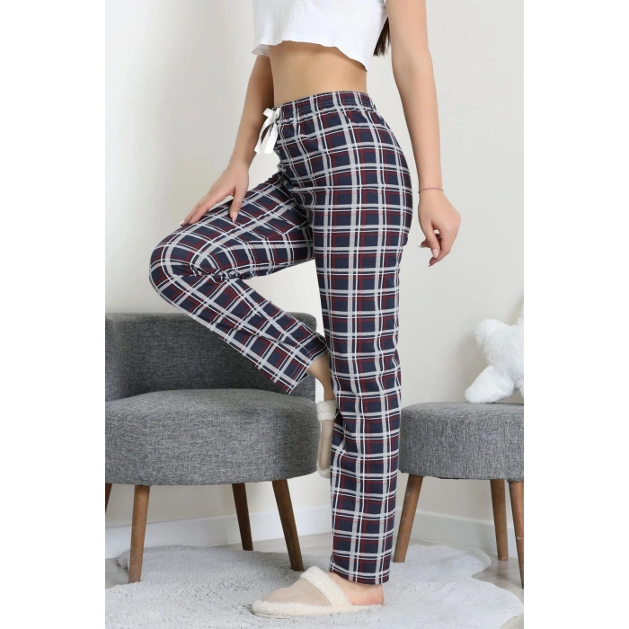 Süprem Pijama Altı Bordolacivert - 52255.1929.