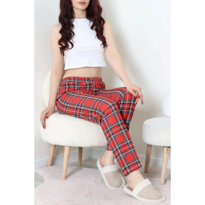Süprem Pijama Altı Kırmızıyeşil - 52255.1929.