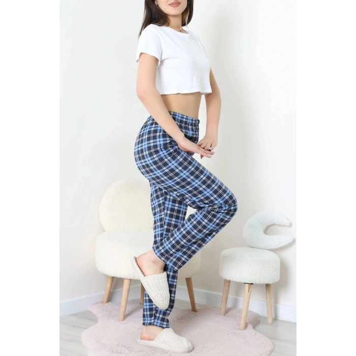 Süprem Pijama Altı Mavi - 52255.1929.