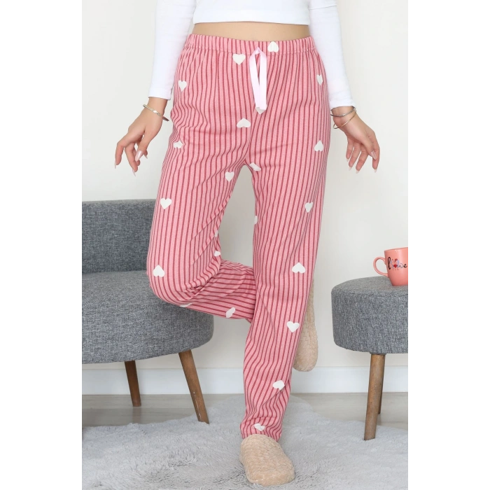 Süprem Pijama Altı Pembeçizgili - 52125.1567.