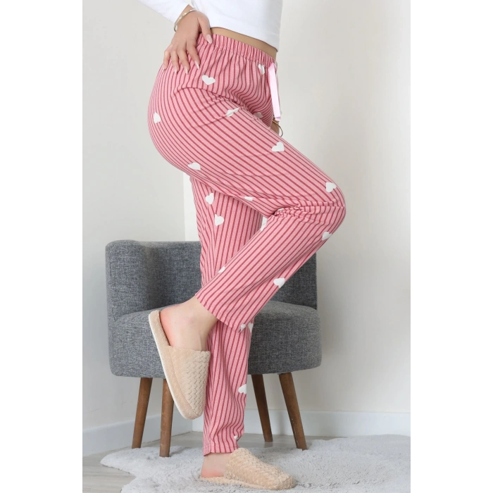 Süprem Pijama Altı Pembeçizgili - 52125.1567.