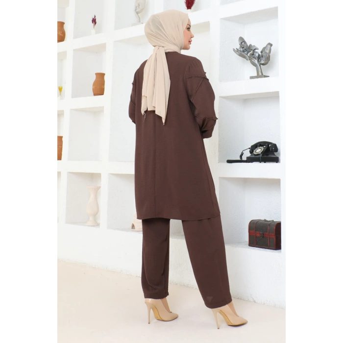 Takım elbise koyu kahverengi 103