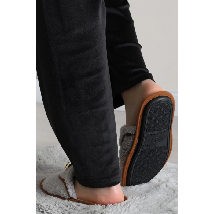 Teddy Ev Terliği Gri - 1760.1846.