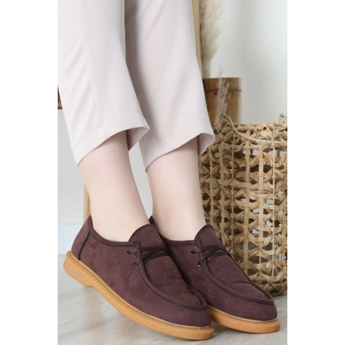 Termo Taban Bağcıklı Ayakkabı Süetkahve - 31651.1846.