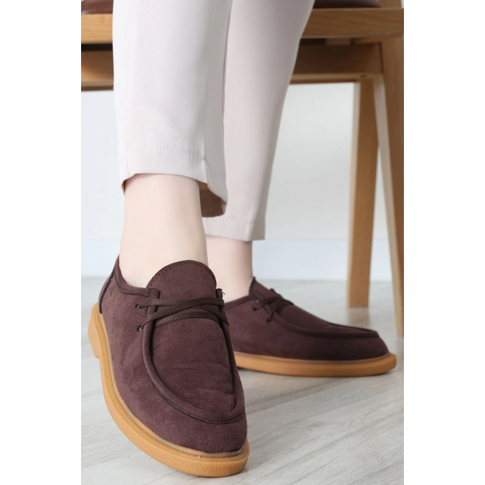 Termo Taban Bağcıklı Ayakkabı Süetkahve - 31651.1846.