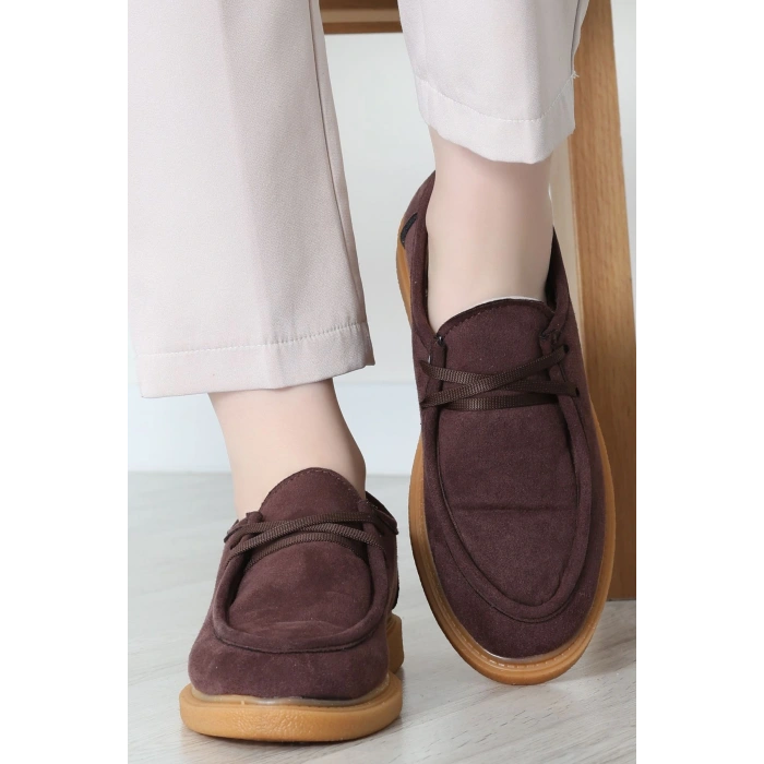 Termo Taban Bağcıklı Ayakkabı Süetkahve - 31651.1846.