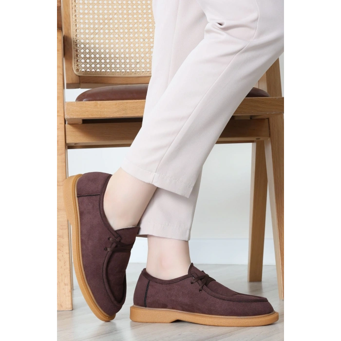 Termo Taban Bağcıklı Ayakkabı Süetkahve - 31651.1846.