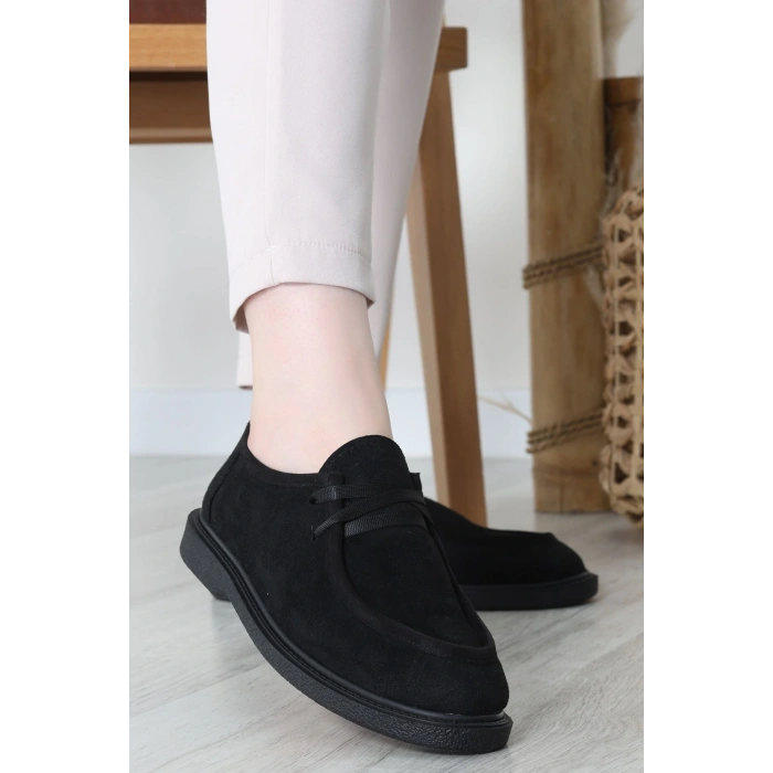 Termo Taban Bağcıklı Ayakkabı Süetsiyah - 31651.1846.