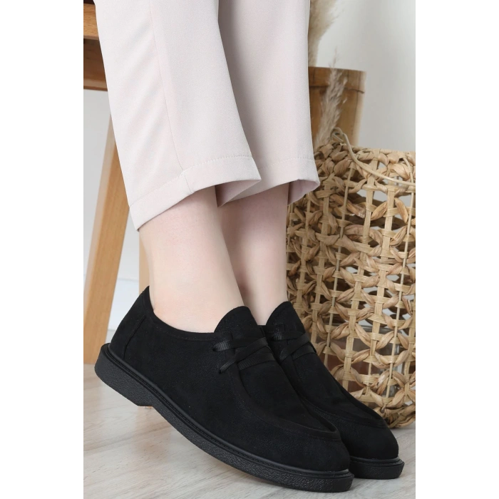 Termo Taban Bağcıklı Ayakkabı Süetsiyah - 31651.1846.