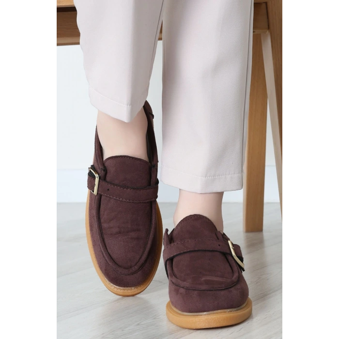 Termo Taban Tokalı Ayakkabı Süetkahve - 31652.1846.