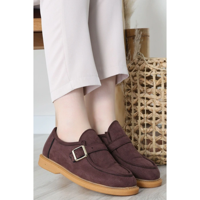 Termo Taban Tokalı Ayakkabı Süetkahve - 31652.1846.