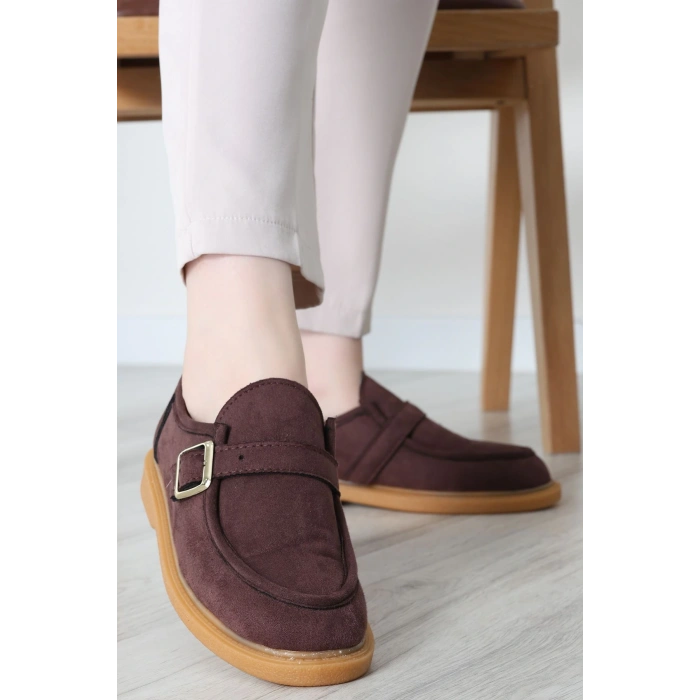 Termo Taban Tokalı Ayakkabı Süetkahve - 31652.1846.