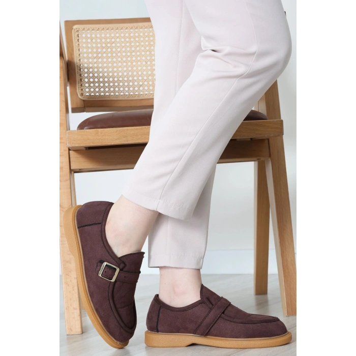 Termo Taban Tokalı Ayakkabı Süetkahve - 31652.1846.